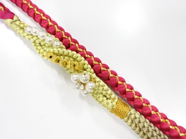 JAPANESE KIMONO / OBIJIME CORD FOR FURISODE 